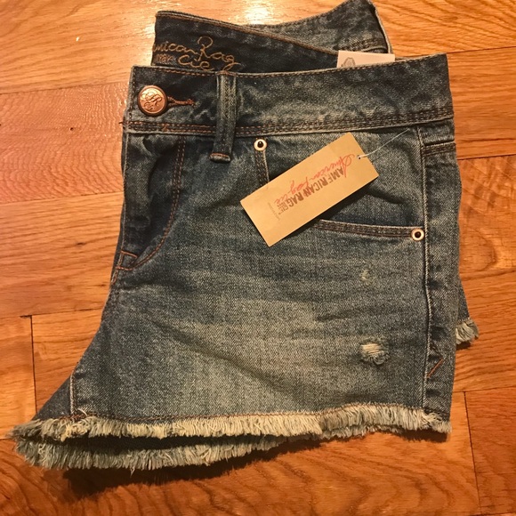 American Rag Ripped Denim Shorts - Picture 4 of 5